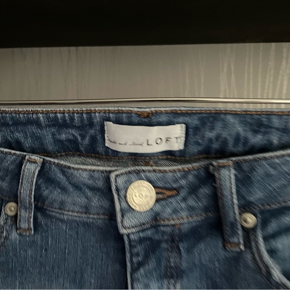 LOFT Curvy High Waist Skinny Stretch Jeans Size 6/28 - Picture 5 of 9